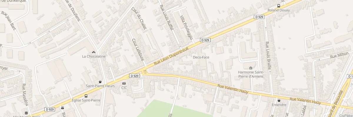 Plan du 26 Rue Léon Dupontreué à Amiens