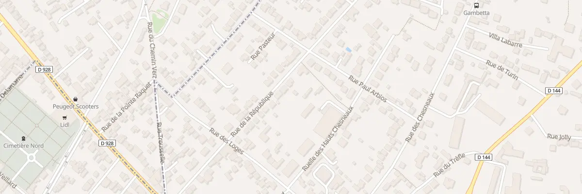 Plan du 65 Rue de la République à Montmorency