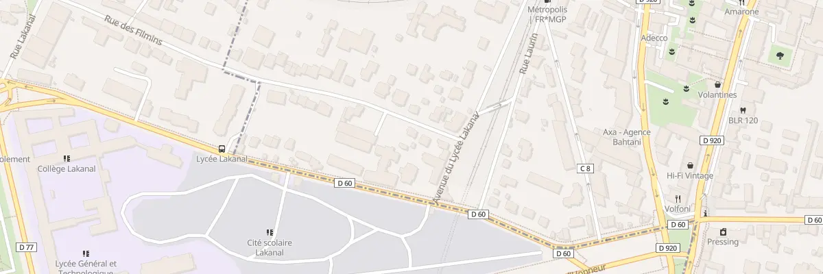 Plan du 5 Rue Auguste Demmler à Bourg-la-Reine