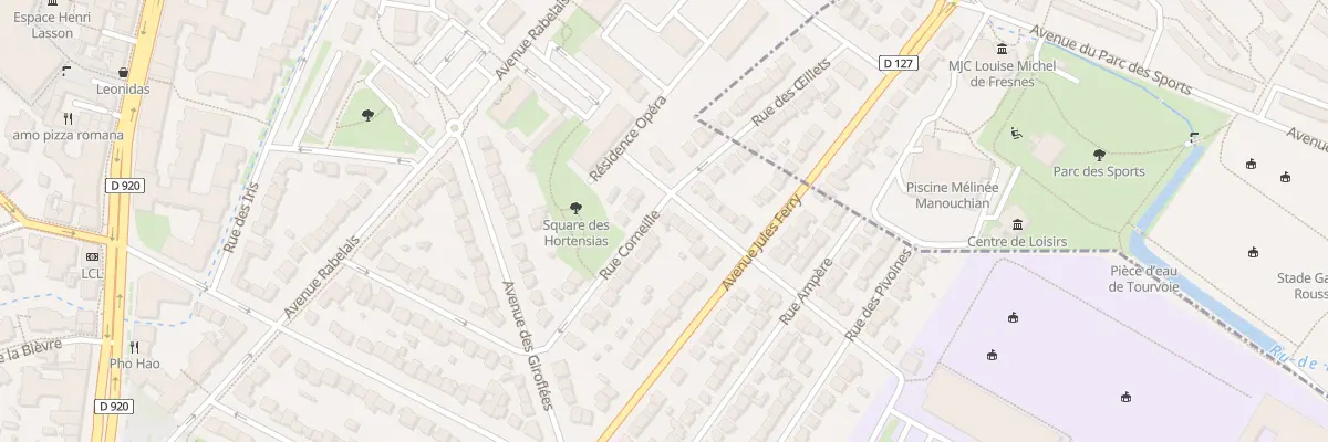 Plan du 2 Rue des Hortensias à Antony