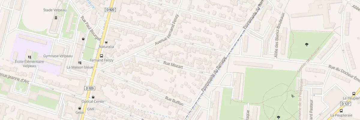 Plan du 15 Rue Mozart à Antony