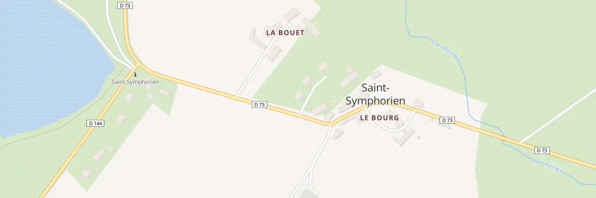 Plan du 9599F Le Bourg à Saint-Symphorien