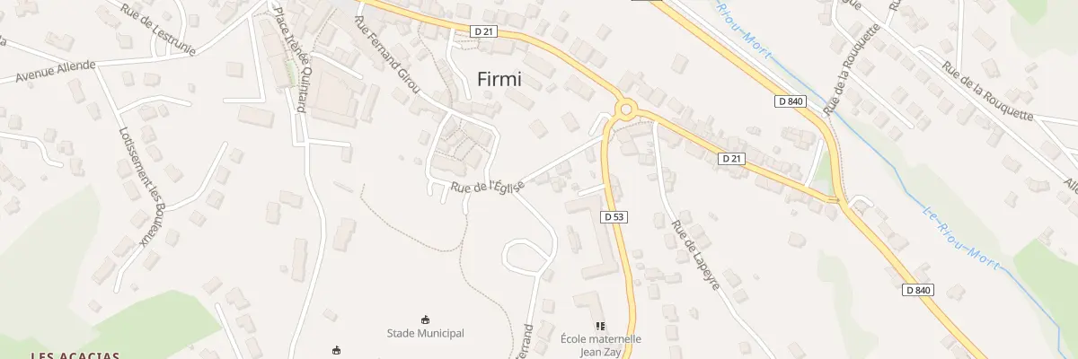 Plan du 14 Rue de l’Eglise à Firmi