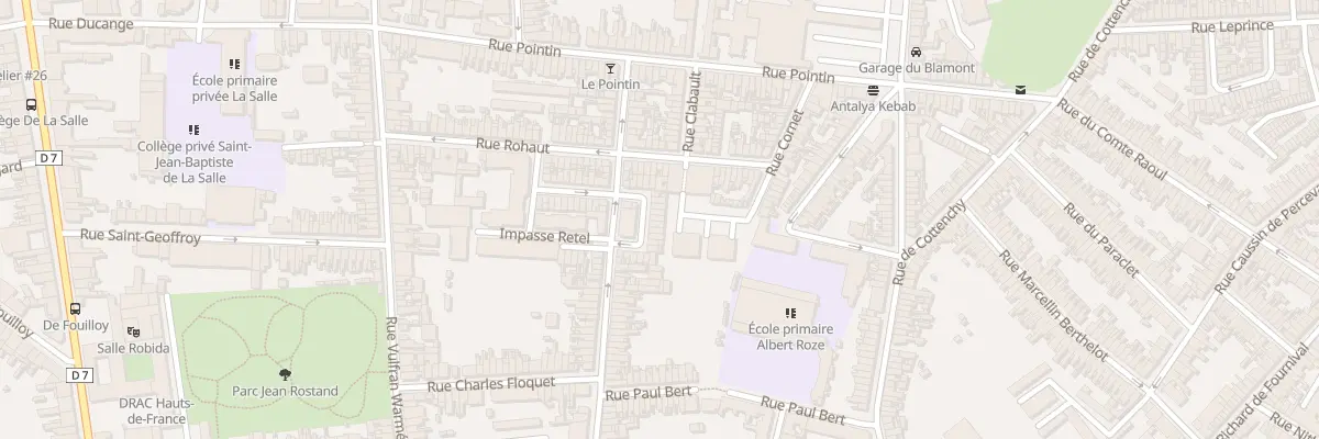 Plan du 21 Rue Langlès à Amiens