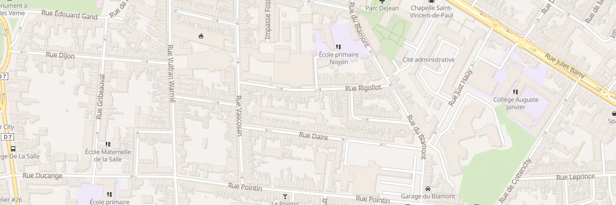 Plan du 46 Rue Rigollot à Amiens