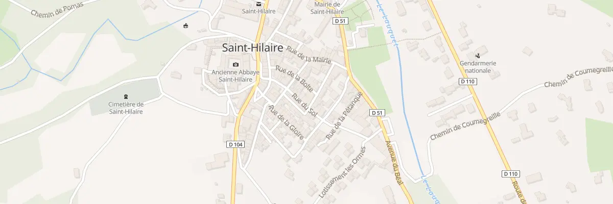 Plan du 9 Rue du Sol à Saint-Hilaire