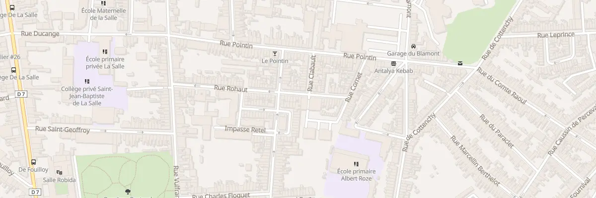 Plan du 56 Rue Rohaut à Amiens