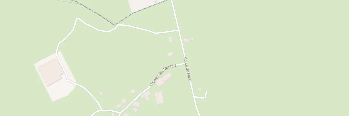 Plan du 2 Che des Menhirs à Mauriac