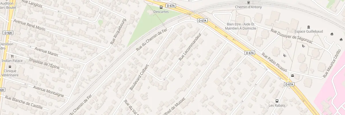 Plan du 16 Rue Lecommandeur à Antony