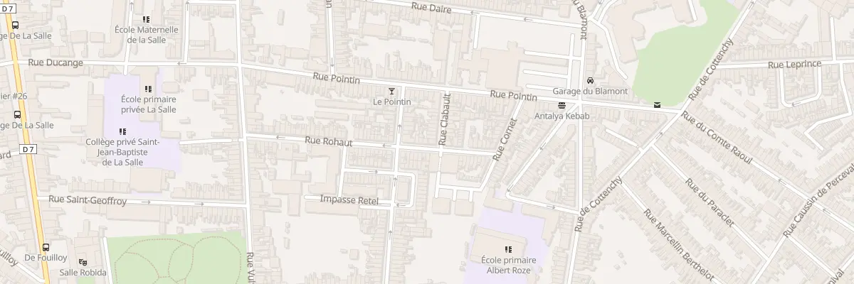 Plan du 65 Rue Rohaut à Amiens