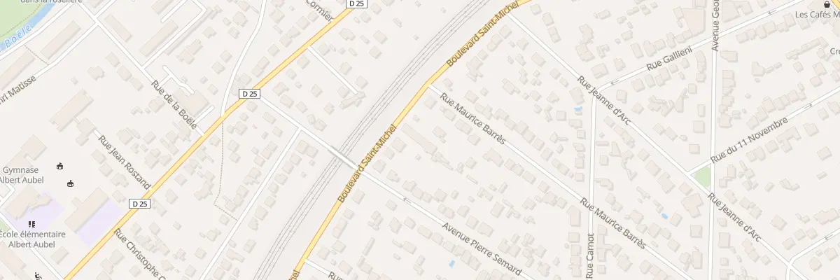 Plan du 43 Bd Saint Michel à Sainte-Geneviève-des-Bois