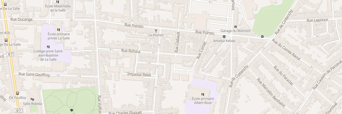 Plan du 58 Rue Rohaut à Amiens