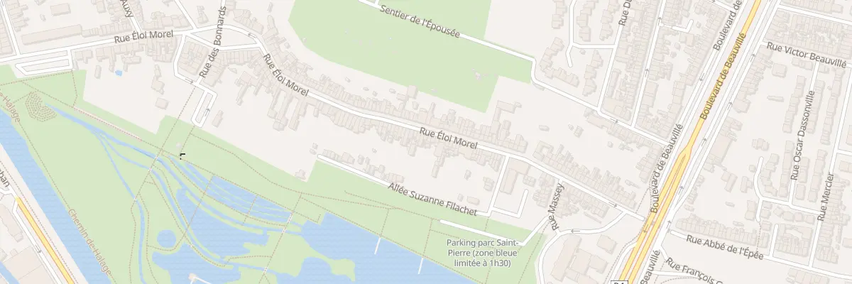 Plan du 196 Rue Eloi Morel à Amiens