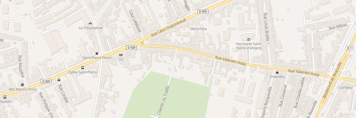 Plan du 48 Rue Valentin Haüy à Amiens