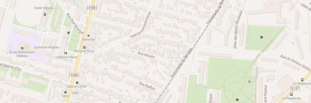 Plan du 17 Rue Mozart à Antony