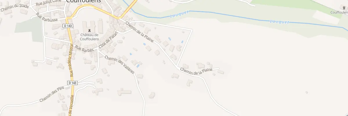 Plan du 8 Che de la Vieille Fontaine à Couffoulens