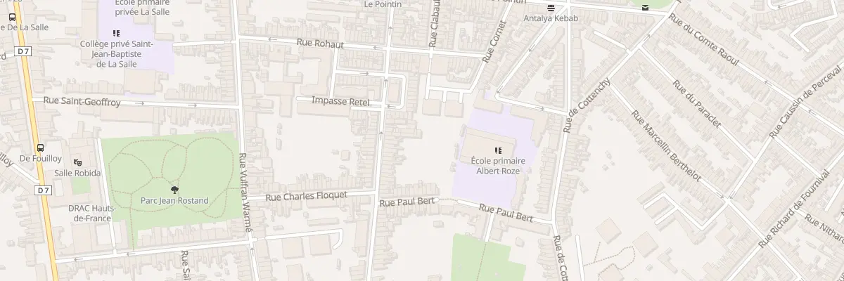 Plan du 41 Rue Coquerel à Amiens