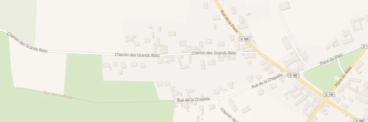Plan du 191 Imp des Grands Rietz à Mametz