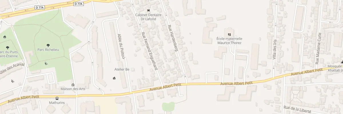 Plan du 15 Rue Hardenberg à Bagneux