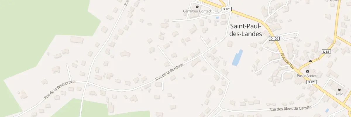 Plan du 2 Rue de Chantegrillon à Saint-Paul-des-Landes