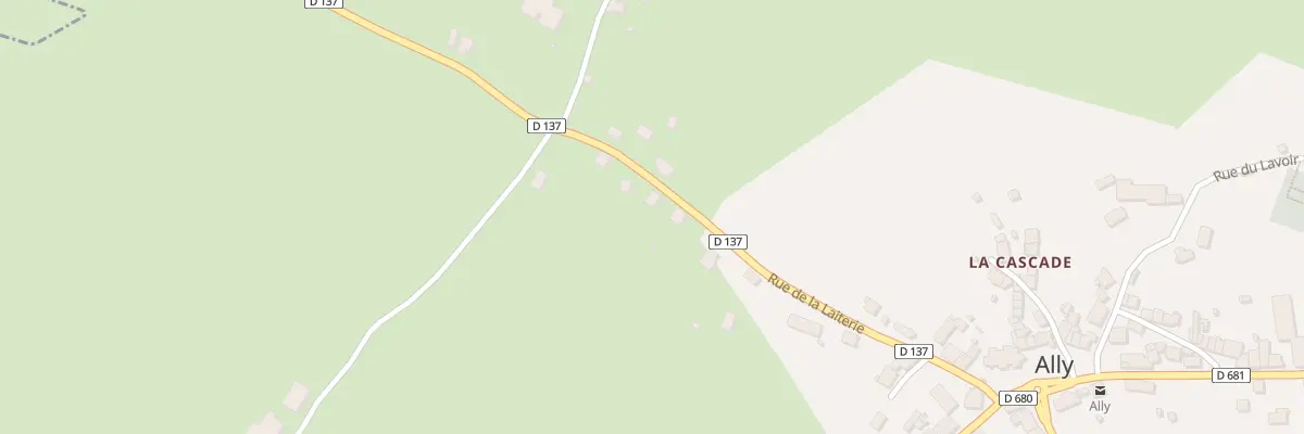 Plan du 5192 Rte de Brageac à Ally