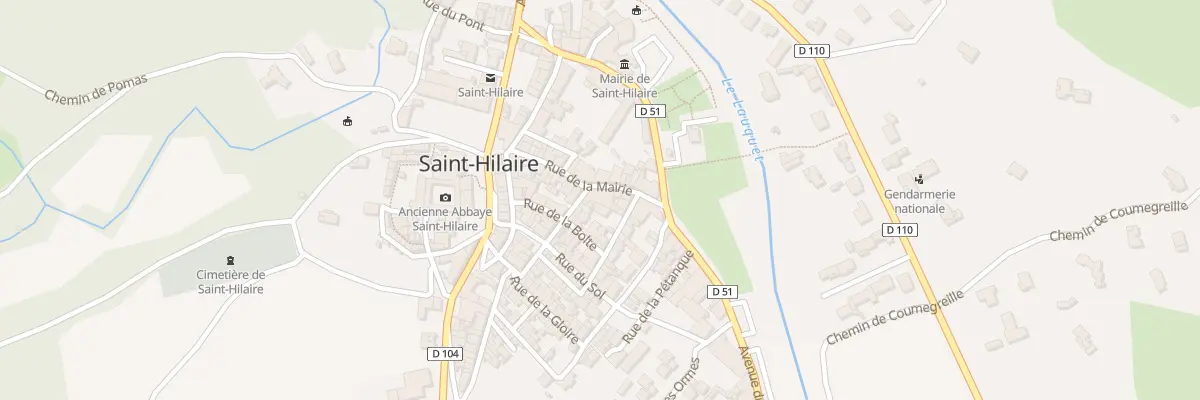 Plan du 1 Rue du Centre à Saint-Hilaire