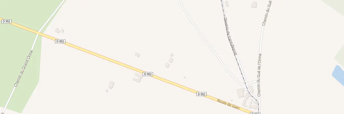 Plan du 251 Rte de Gien à Saint-Martin-d’Abbat