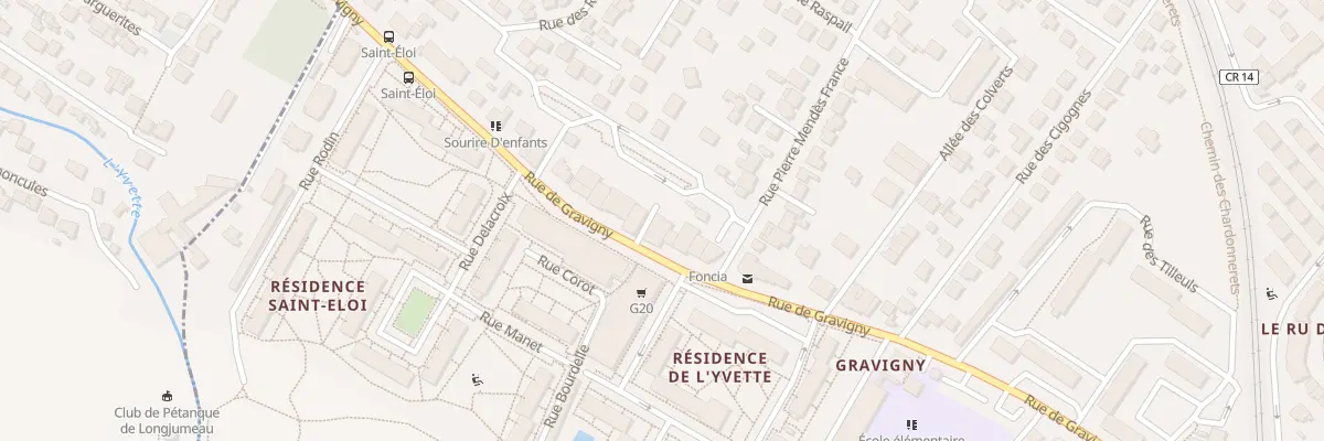 Plan du 81 Rue de Gravigny à Chilly-Mazarin