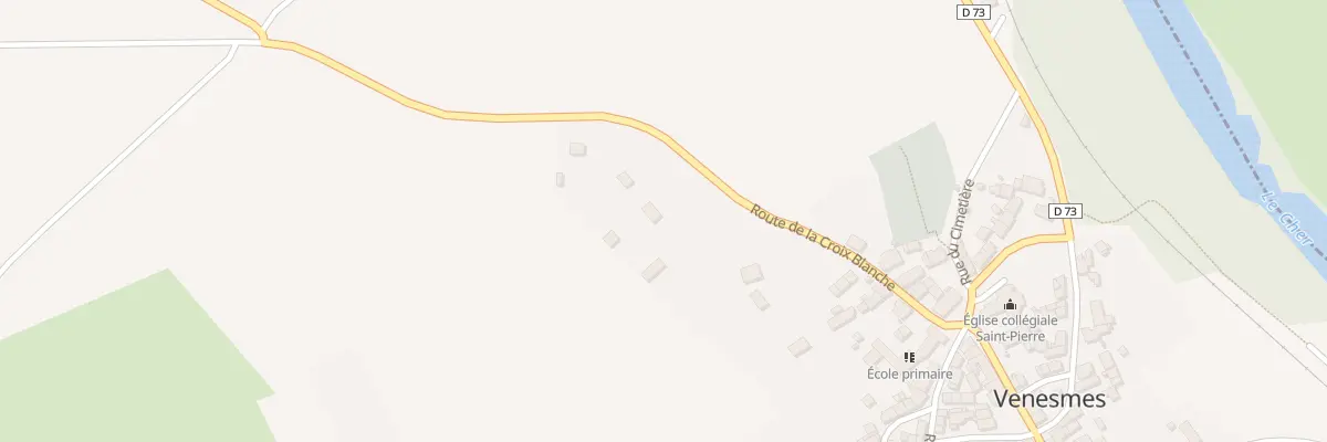 Plan du 27 Rte de la Croix Blanche à Venesmes