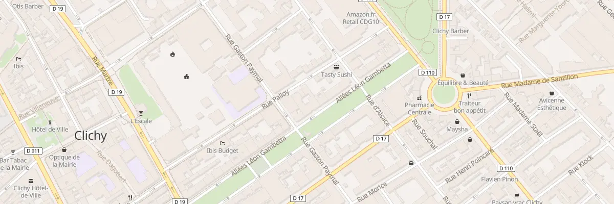 Plan du 27 All Léon Gambetta à Clichy