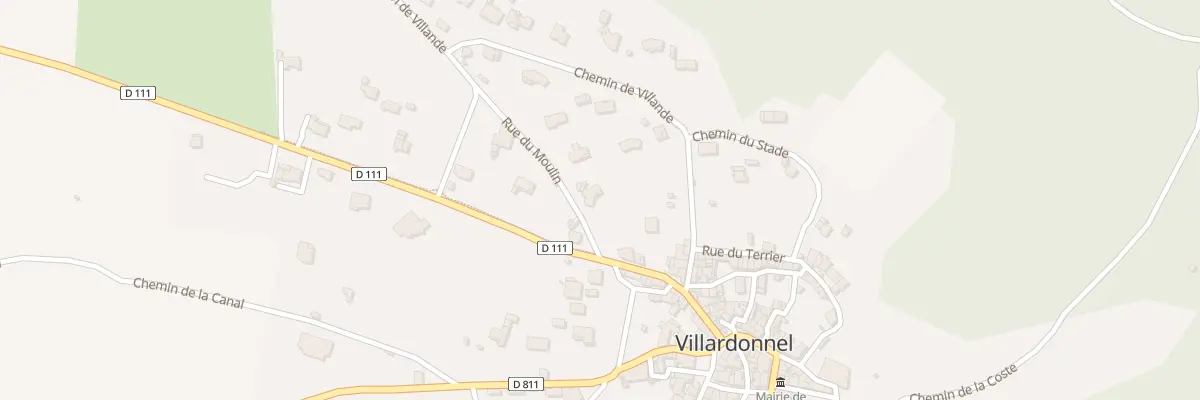 Plan du 6 Rue du Moulin à Villardonnel