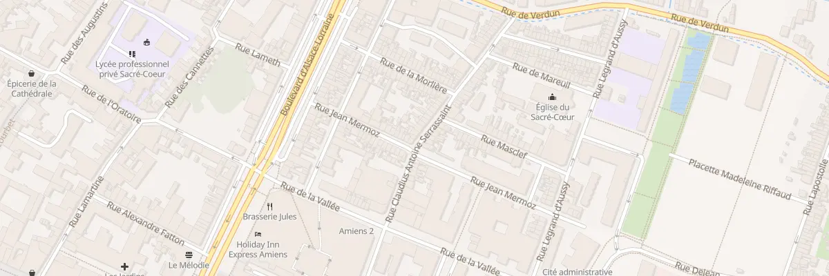 Plan du 65 Rue Claudius Serrassaint à Amiens