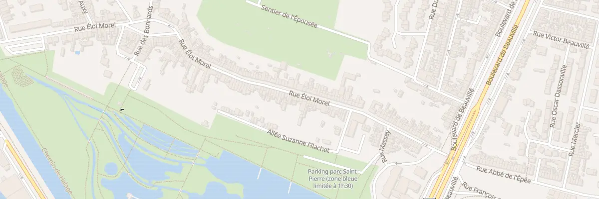 Plan du 200 Rue Eloi Morel à Amiens