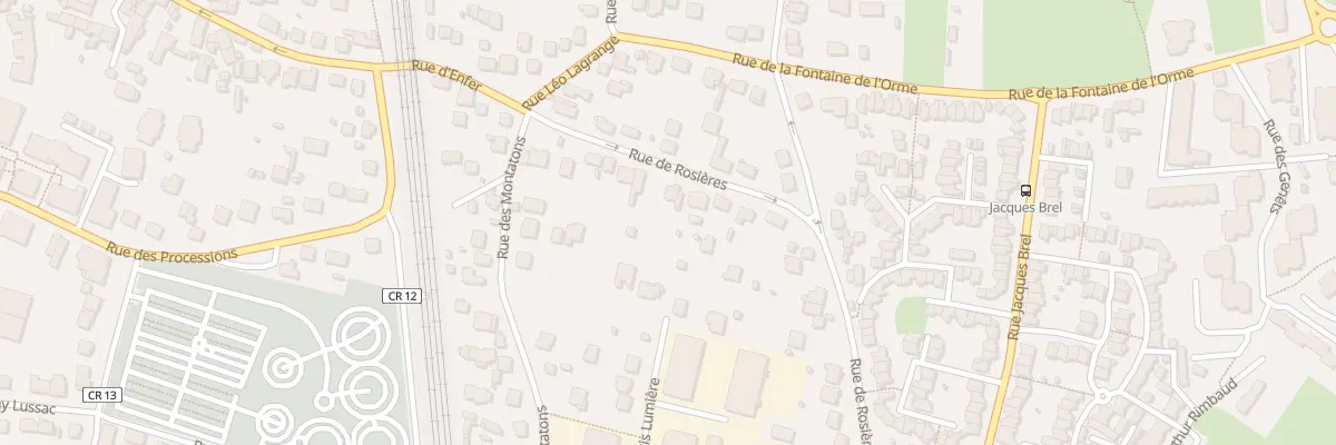 Plan du 20 Rue de Rosieres à Saint-Michel-sur-Orge