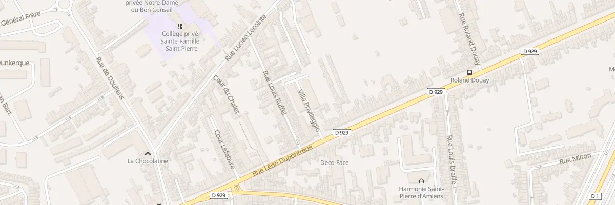 Plan du 41 Rue Léon Dupontreué à Amiens