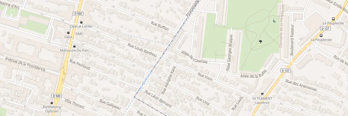Plan du 33 Rue Yvon à Fresnes