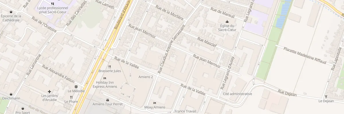 Plan du 48 Rue Claudius Serrassaint à Amiens
