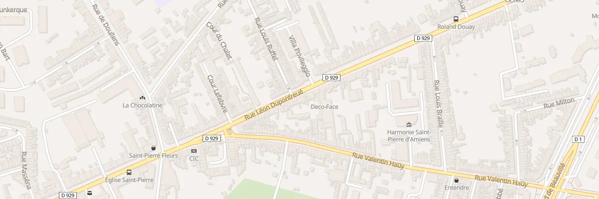 Plan du 38 Rue Léon Dupontreué à Amiens