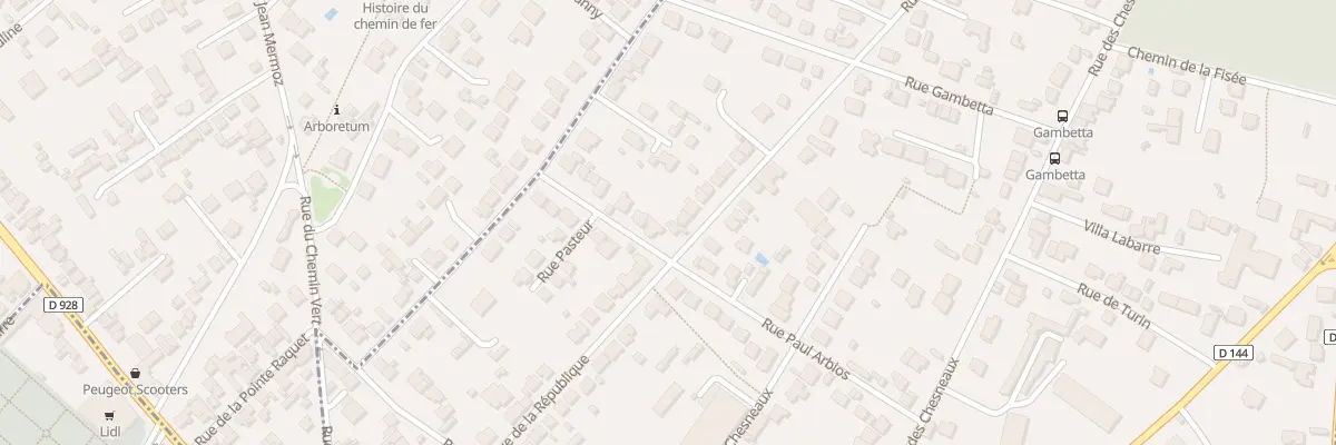 Plan du 64 Rue de la République à Montmorency