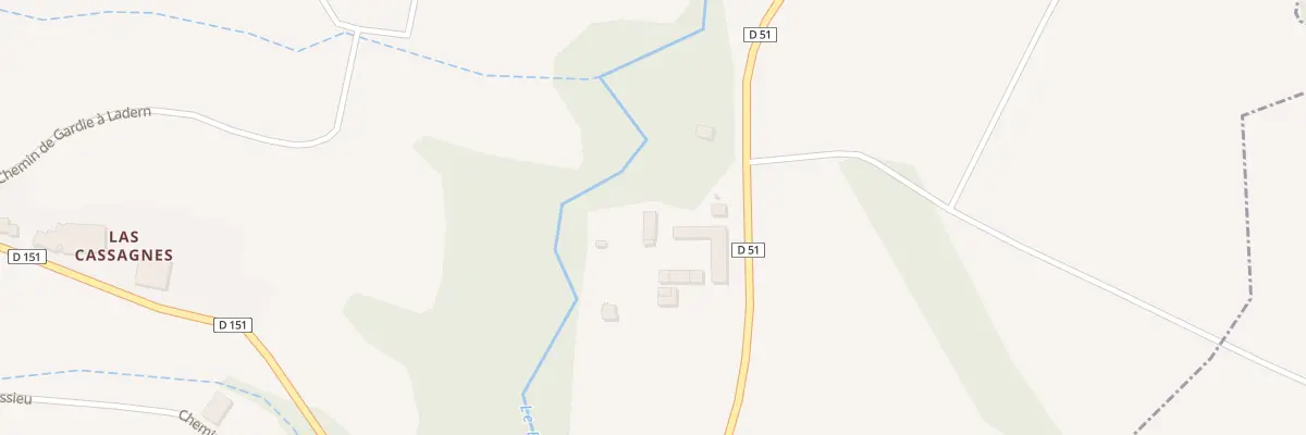 Plan du 1000 Au Moulin à Gardie