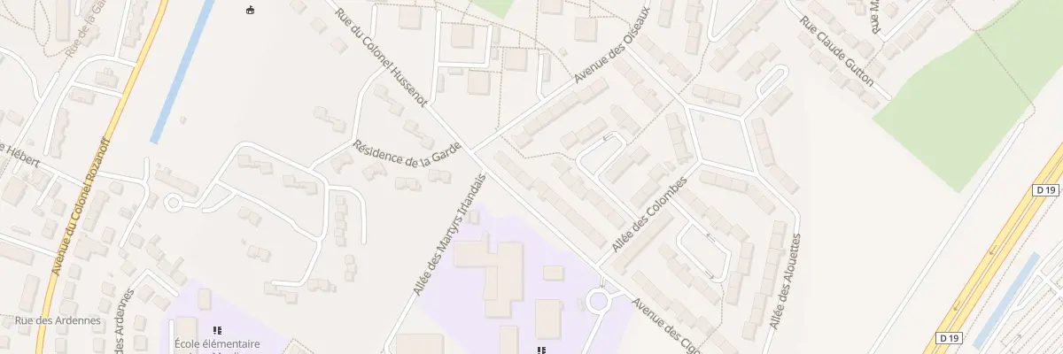 Plan du 5 Av des Cigognes à Brétigny-sur-Orge