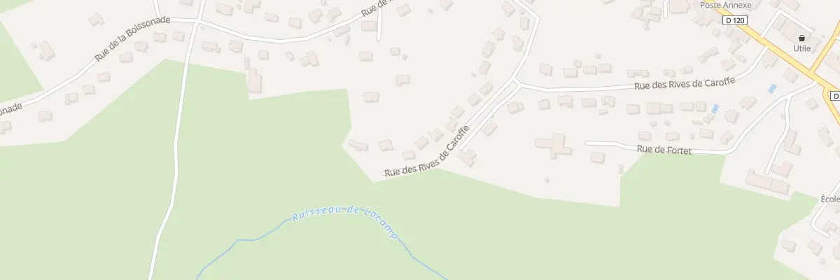 Plan du 15 Rue des Rives du Caroffe à Saint-Paul-des-Landes