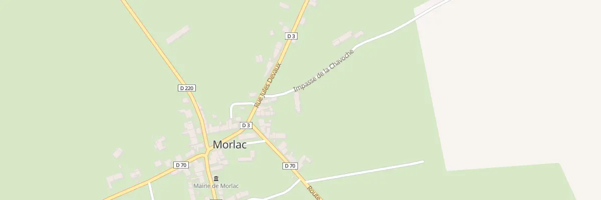 Plan du 2A Imp de la Chavoche à Morlac