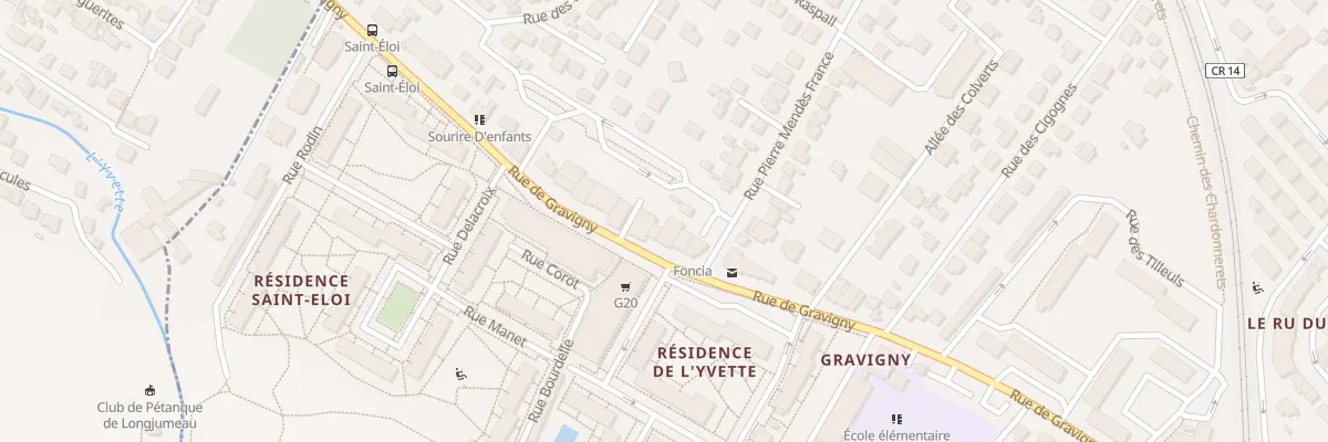 Plan du 83 Rue de Gravigny à Chilly-Mazarin