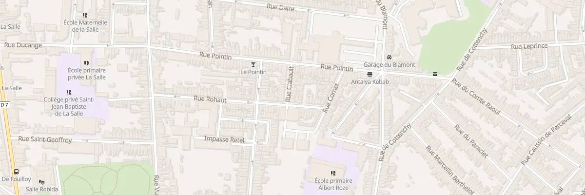 Plan du 19 Rue Clabault à Amiens