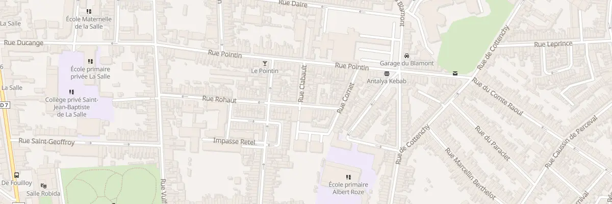 Plan du 67B Rue Rohaut à Amiens