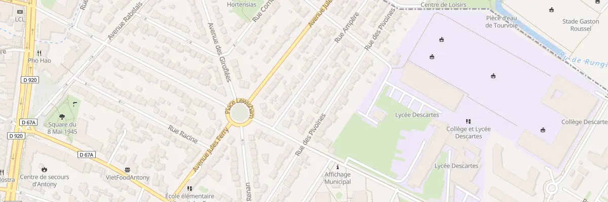 Plan du 10 Rue Ampère à Antony