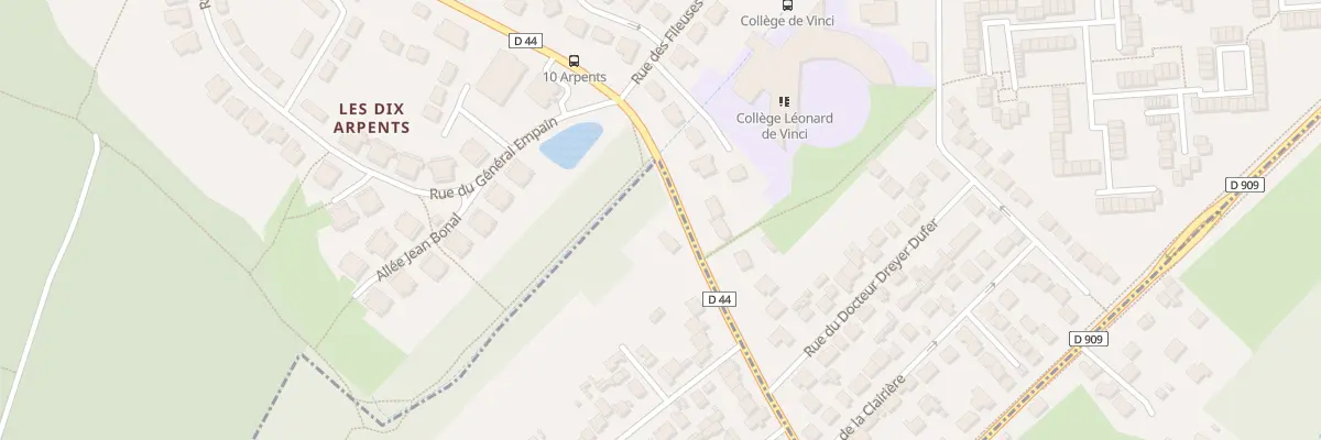 Plan du 47 Rte de Bouffémont à Domont