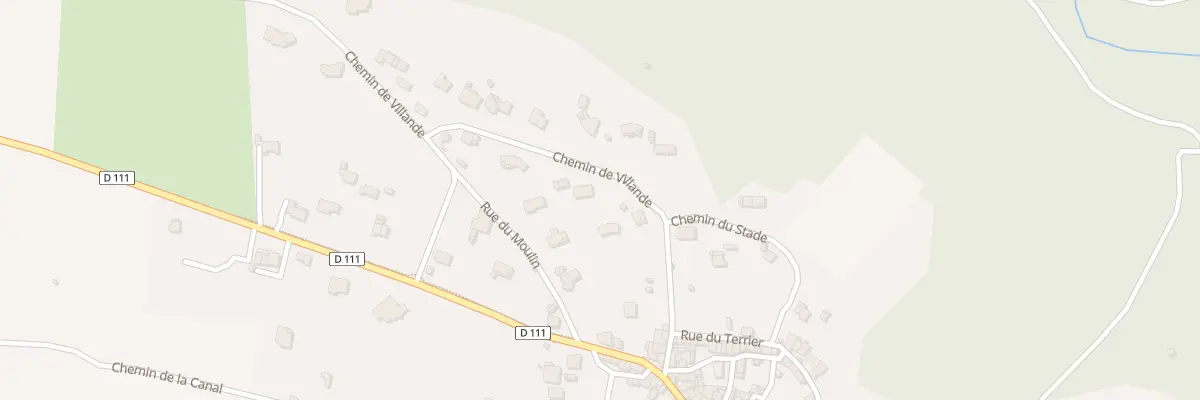 Plan du 3 Che de Villande à Villardonnel