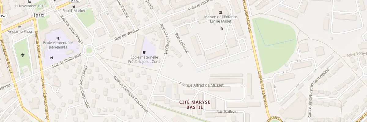Plan du 9 Rue Louis Breguet à Brétigny-sur-Orge